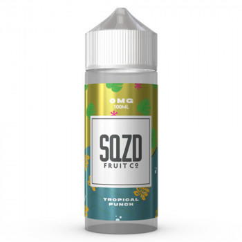 Tropical Punch 100ml Shortfill Liquid by SQZD Tropical Punch 100ml Shortfill Liquid by SQZD