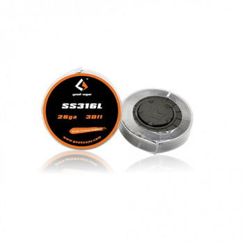 GeekVape Wickeldraht Edelstahl SS316L 10m (0,59€/1m) 28GA 0,30mm