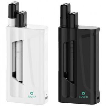 Suorin iShare 1,8ml (2x0,9ml) 130mAh Dual Kit mit 1400mAh Powerbank Schwarz