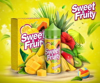 Sweet & Fruity Tropical (80ml) Plus e Liquid by Humble Juice
