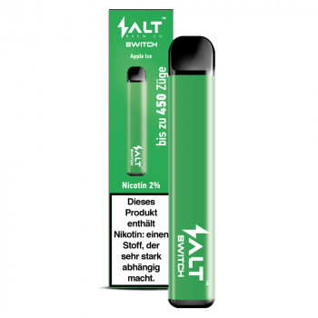 Salt Switch E-Zigarette 450 Züge 350mAh 20mg NicSalt Apple Ice