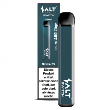 Salt Switch E-Zigarette 450 Züge 350mAh 20mg NicSalt Kokosnuss