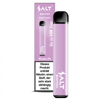 Salt Switch E-Zigarette 450 Züge 350mAh 20mg NicSalt Grape Paradise