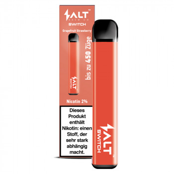 Salt Switch E-Zigarette 450 Züge 350mAh 20mg NicSalt Grapefruit Strawberry