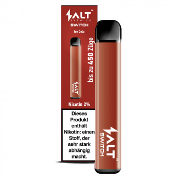 Salt Switch E-Zigarette 450 Züge 350mAh 20mg NicSalt Cola Ice