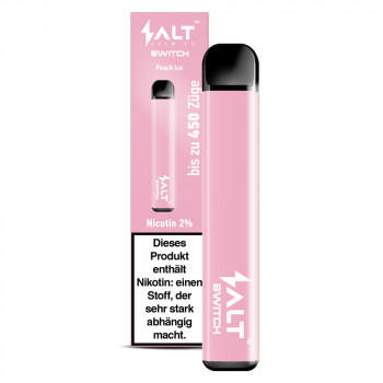Salt Switch E-Zigarette 450 Züge 350mAh 20mg NicSalt Peach Ice