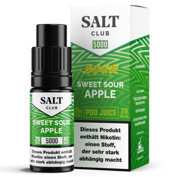 Salt Club 5000 – Sweet Sour Apple NicSalt Liquid