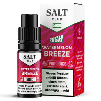 Salt Club 5000 – Watermelon Breeze NicSalt Liquid