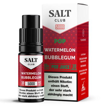 Salt Club 5000 – Watermelon Bubblegum NicSalt Liquid