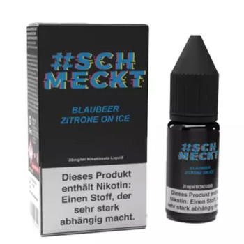 Blaubeer Zitrone on ICE NicSalt Liquid by #Schmeckt 10ml / 20mg