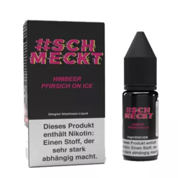 Himbeer Pfirsich on ICE NicSalt Liquid by #Schmeckt