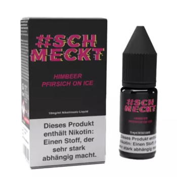 Himbeer Pfirsich on ICE NicSalt Liquid by #Schmeckt 10ml / 10mg