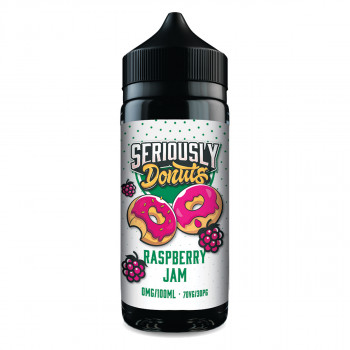 Seriously Donuts – Raspberry Jam 100ml Shortfill Liquid by Doozy Vape