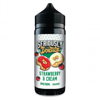 Seriously Donuts – Strawberry & Cream 100ml Shortfill Liquid by Doozy Vape