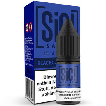 SiC! Blackcurrant Ice NicSalt Liquid