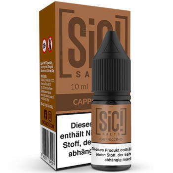 SiC! Cappuccino NicSalt Liquid 10ml / 20mg