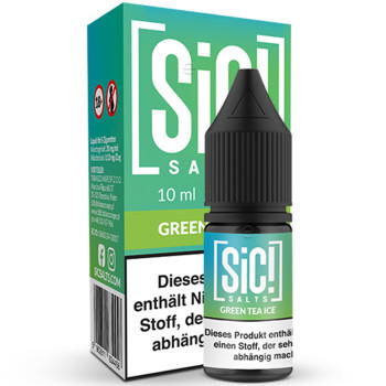 SiC! Green Tea Ice NicSalt Liquid 10ml / 20mg