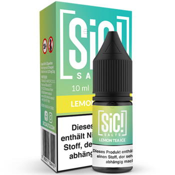 SiC! Lemon Tea Ice NicSalt Liquid 10ml / 20mg