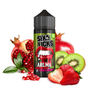Strawberry Kiwi & Pomegranate 20ml Longfill Aroma by Six Licks