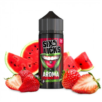 Strawberry & Watermelon 20ml Longfill Aroma by Six Licks