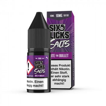 Bite the Bullet 10ml NicSalt by Six Licks Bite the Bullet 10ml NicSalt by Six Licks