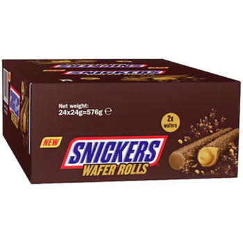 Snickers Wafer Rolls 12x 24g