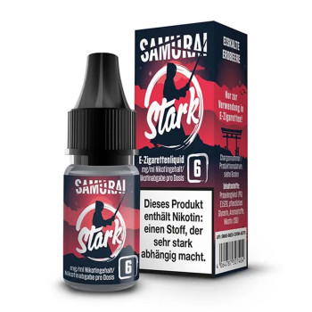 Stark 10ml Liquid by Samurai Vaping 6mg / 10ml