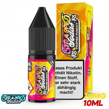 Proper Punchy 10ml NicSalt Liquid by Strapped 10ml / 20mg