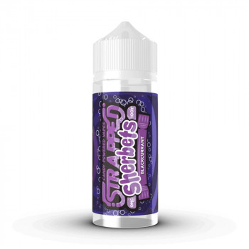 Blackcurrant 100ml Shortfill Liquid by Strapped Sherbets