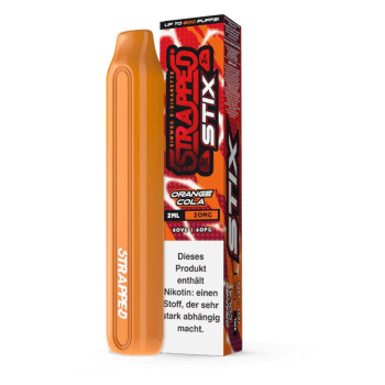 Strapped STIX E-Zigarette 600 Züge 450mAh Orange Cola