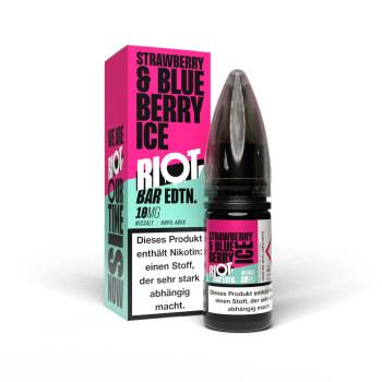 Strawberry & Blueberry Ice BAR EDTN NicSalt Liquid by Riot Squad