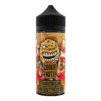 Strawberry Jam – Peanut Butter Cookie 100ml Shortfill Liquid by Cookie Nutz