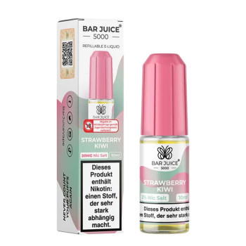 Strawberry Kiwi NicSalt Liquid by Bar Juice 5000 10ml / 20mg