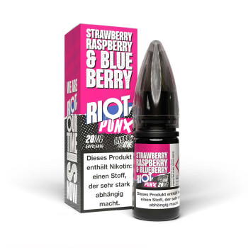 PUNX – Erdbeere, Blaubeere & Himbeere Hybrid NicSalt Liquid by Riot Squad 10ml / 20mg