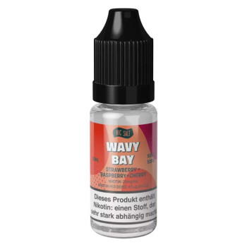 Strawberry Raspberry Cherry 10ml 20mg NicSalt Liquid by Wavy Bay