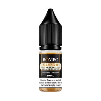 Supra Reserve 10ml 20mg NicSalt Liquid by Bombo