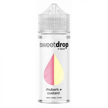 Sweet Drop – Rhubarb Custard 100ml Shortfill Liquid by Drop E-Liquid
