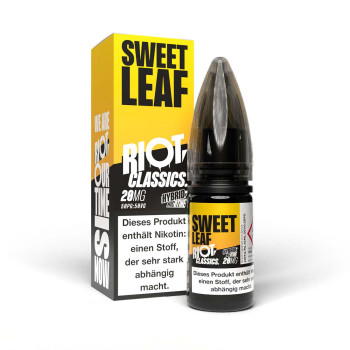 Sweet Leaf NicSalt Liquid by Riot Squad 10ml / 20mg