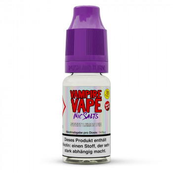 Sweet Lemon Pie 10ml NicSalt Liquid by Vampire Vape