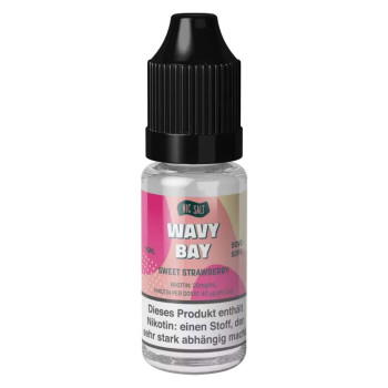 Sweet Strawberry 10ml 20mg NicSalt Liquid by Wavy Bay