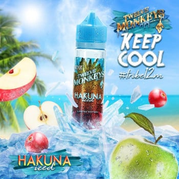 Hakuna Iced (50ml) Plus e Liquid by Twelve Monkeys Keep Cool