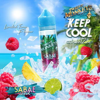 Sabae Iced (50ml) Plus e Liquid by Twelve Monkeys Keep Cool