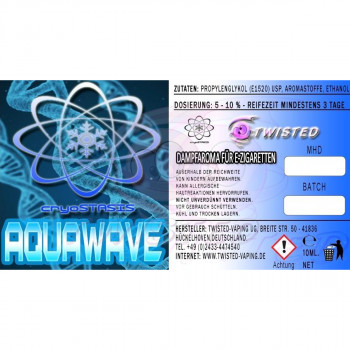 Twisted Vaping Cryostasis Aroma 10ml Aquawave