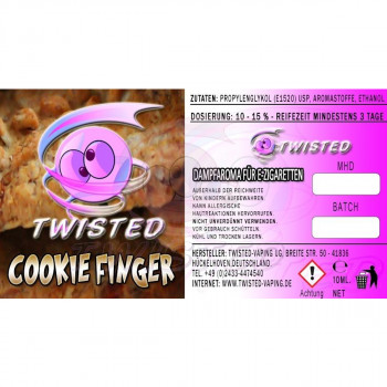 Twisted Vaping Aroma 10ml Cookie Finger