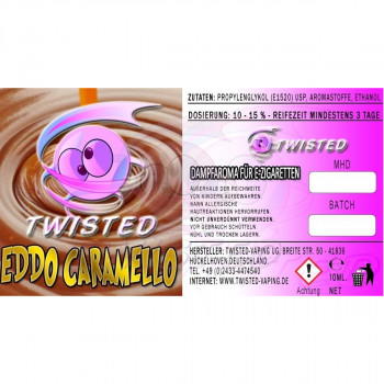 Twisted Vaping Aroma 10ml Eddo Caramello