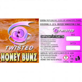 Twisted Vaping Aroma 10ml Honey Bunz