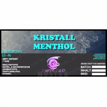 Kristall Menthol 10ml Aroma by Twisted Vaping