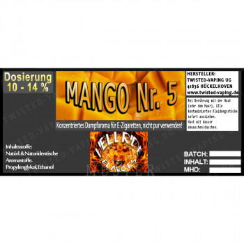 Twisted Vaping Hellride Aroma 10ml Mango No.5