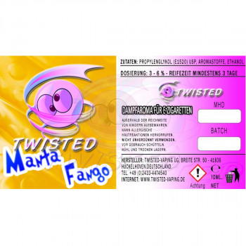 Twisted Vaping Aroma 10ml Manta Fango