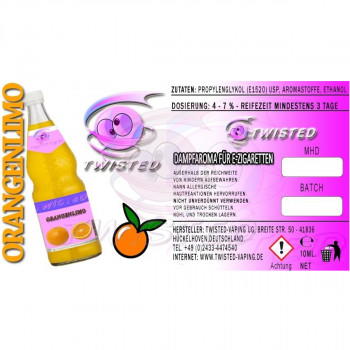 Twisted Vaping Aroma 10ml Orangenlimonade